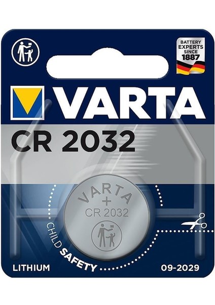 Cr 2032 3 Volt Tekli Lityum Pil