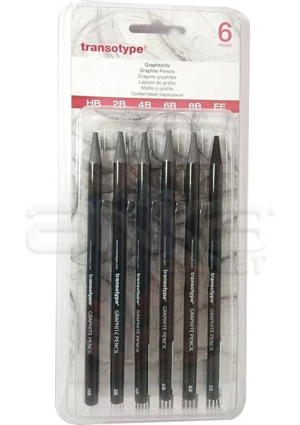 Woodless Pencil Grafit Kalem Seti 6lı