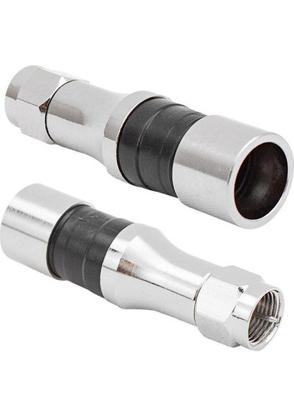 Erkek Sıkmalı RG11 F Konnektör Compressıon CTF111 Boğazlı Iğneli