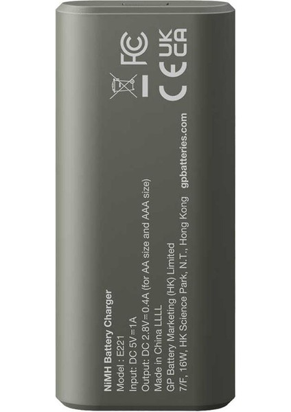 Recyko E221 2*2600 Mah R6 Aa Pilli Şarj Cihazı (GP-E221/270AHCER21-2GTLB2) fırsatları