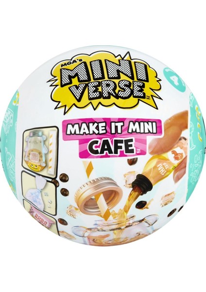 Miniversecafe 4. Seri Mini Miniatür Yiyecek ve Içecek Seti