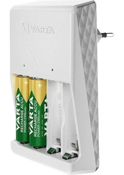 Plug Aa/aaa Kalem Pil Şarj Cihazı Aleti - 4 Adet 2100MAH Aa Hr6 Nı-Mh Şarj Edilebilir Pil Hediyeli modelleri