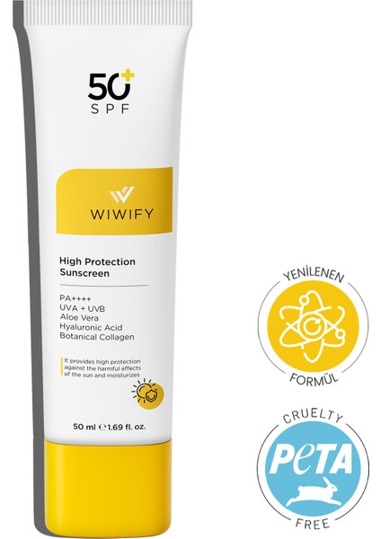 Leke Karşıtı Cilt Tonu Eşitleyici Yüksek Korumalı Güneş Kremi Spf 50+ 50ML (Aloe Vera Özlü)