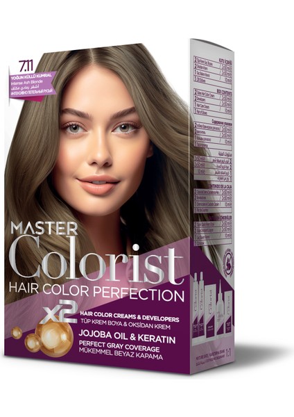 Set Boya 7.11 Yoğun Küllü Kumral