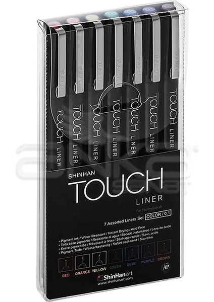 Teknik Çizim Kalemi 7li Set Renkli SH4105007