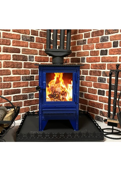 Mavi Zigana Şömine