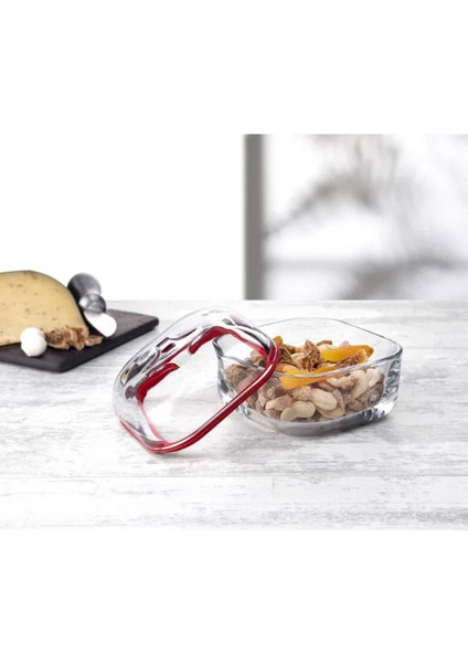 Plus Kapaklı Kahvaltılık - 4 Lü Çok Amaçlı Cam Saklama Kabı Silikon Contalı 200 Cc. modelleri