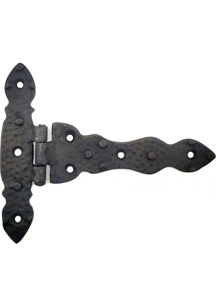 Antika Tarz Dekoratif Pirinç Kuyruklu Düğmeli Menteşe No2 - 138X167 Mm, Oksit