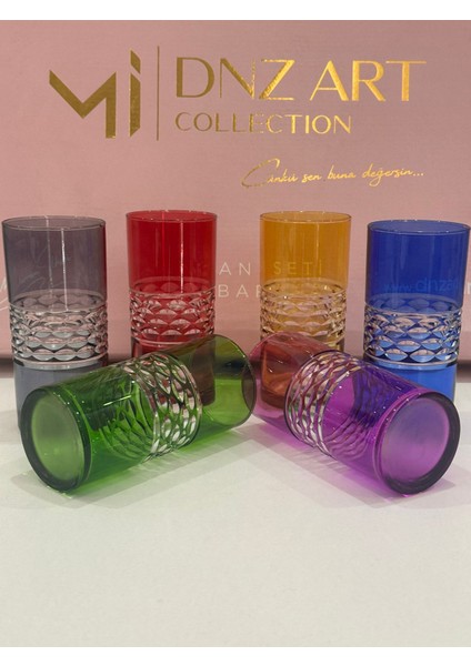 Siriyus 6 Renk Meşrubat Bardağı