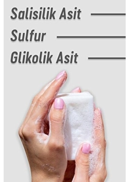 Zantis 3'lü Sabun Kükürt, Salisilik Asit Glikolik Asit , Sabunu 80GR. Sabun 3'lü Paket modelleri
