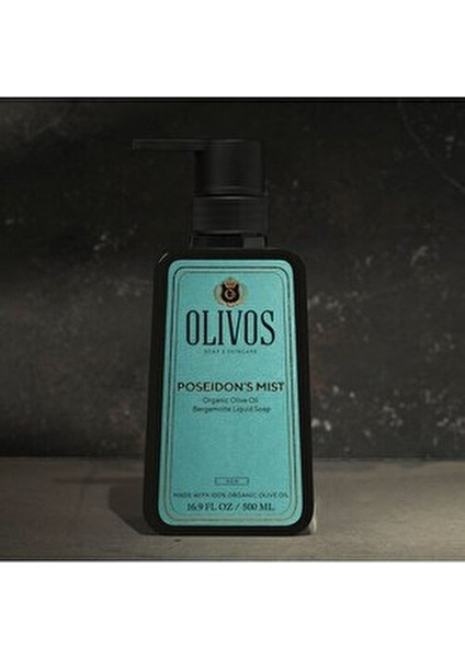 %100 Doğal Zeytinyağlı Bergamot Kokulu Sıvı El Sabun Yoğun Nemlendirici Arındırıcı Bitkisel 500 ml