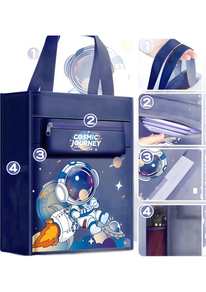 Öğrenci Tuval Taşınabilir Ders Çantası Bilgi Depolama Çantası (Yurt Dışından) fırsatları