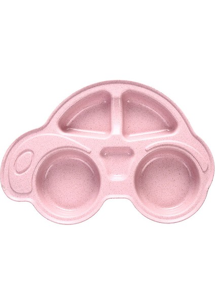 Çocuk Karikatür Araba Sofra Takımı Bölmeli Yemek Tabağı (Yurt Dışından)