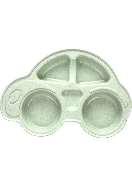 Çocuk Karikatür Araba Sofra Takımı Bölmeli Yemek Tabağı (Yurt Dışından)