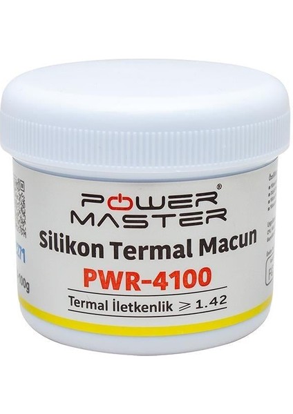 PWR-4100 Beyaz Termal Macun 100 Gram 1.42W/M-K
