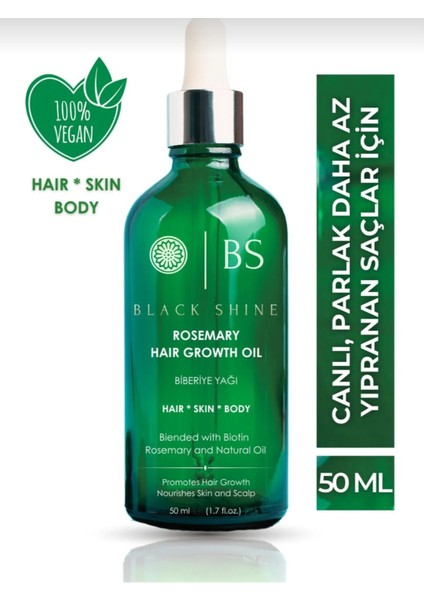 Biberiye Yağı Saç Dökülmesi Ve Yıpranmış Saçlar Için Biotinli Saç Bakım Complexi