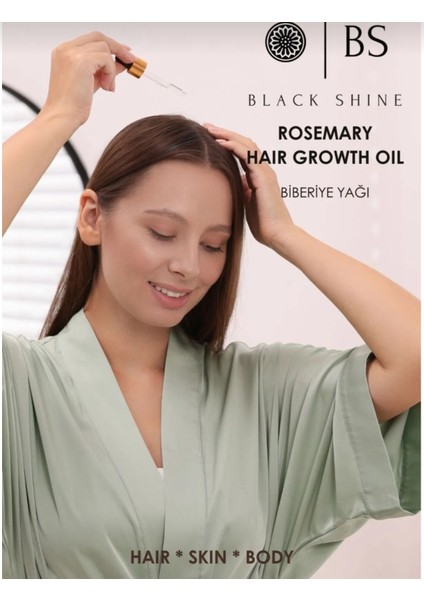 Biberiye Yağı Saç Dökülmesi Ve Yıpranmış Saçlar Için Biotinli Saç Bakım Complexi