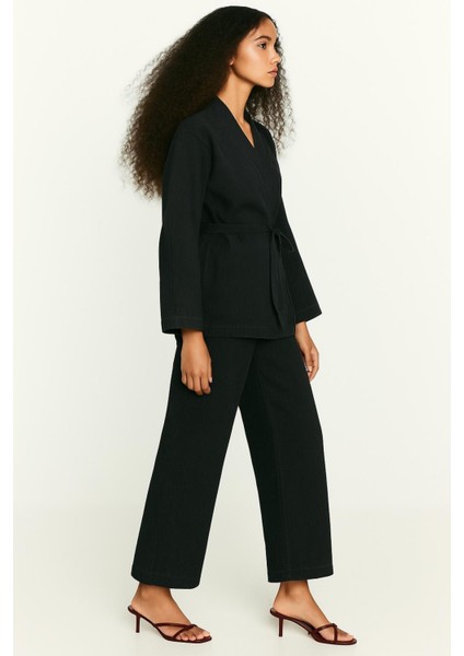 Denim Önden Bağlamalı Takım modelleri