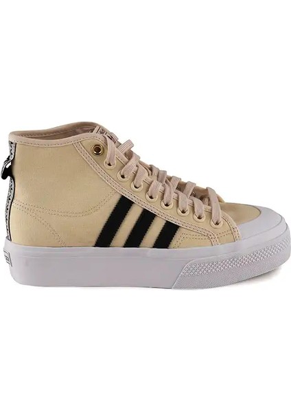 H00641 Nizza Platform Mid Unisex Spor Ayakkabı Bej