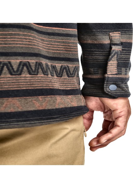 Furnace Bonded Flannel Erkek Siyah Gömlek modelleri