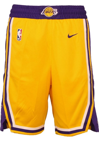 AJ5617-728 Los Angeles Lakers Nba Basketbol Erkek Şort Sarı