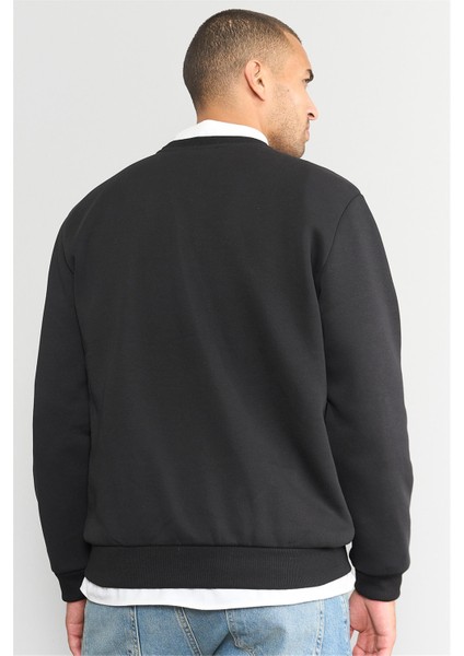 Çetinkaya Mentality 3036 3 Ip Bisiklet Yaka Siyah Sweatshirt fırsatları