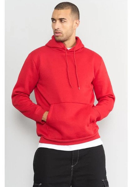 Çetinkaya Mentality 3035 3 Ip Kapşonlu Kırmızı Sweatshirt fiyatları