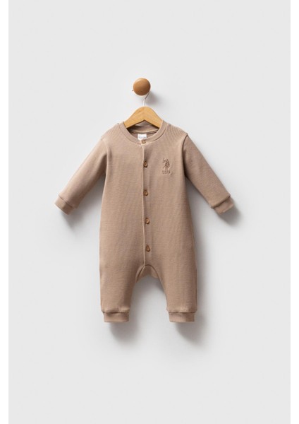 USB2588 - Kahve - U.s. Polo Assn Bebek Erkek Bebek Tulum