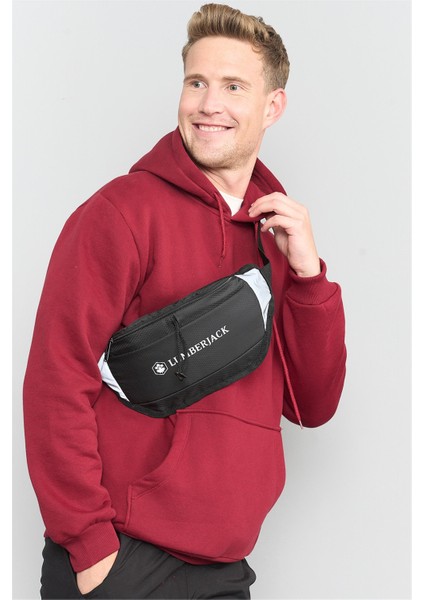 Çetinkaya Mentality 3035 3 Ip Kapşonlu Bordo Sweatshirt