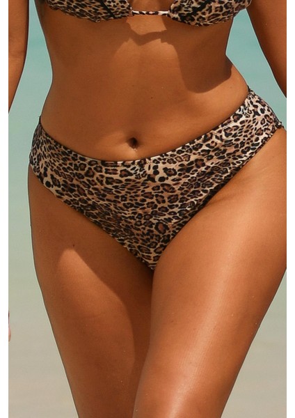 Capetown Leopar Desenli Toparlayıcı Bikini Altı modelleri