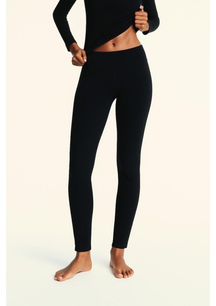 Yüksek Bel Fitilli Düz Tayt fiyatları