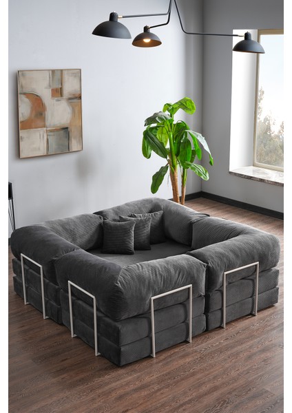 Legom Avanos Aktivite Koltuğu Yatak Olabilen Çok Amaçlı Kanepe Koltuk Takımı Antrasit modelleri