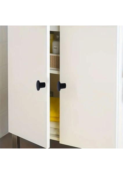 Tek Vidalı Çekmece Kulbu Kulpları Mutfak Mobilya Dolabı Dolap Kulpu Siyah Metal Kulp Düğme indirimleri