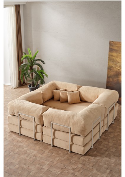 Legom Avanos Aktivite Koltuğu Yatak Olabilen Çok Amaçlı Kanepe Koltuk Takımı Bej modelleri