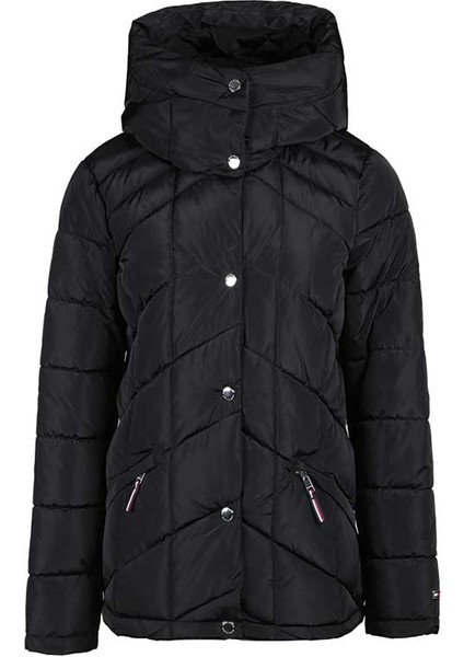 TW2MP915-BLACK Kadın Mont Siyah