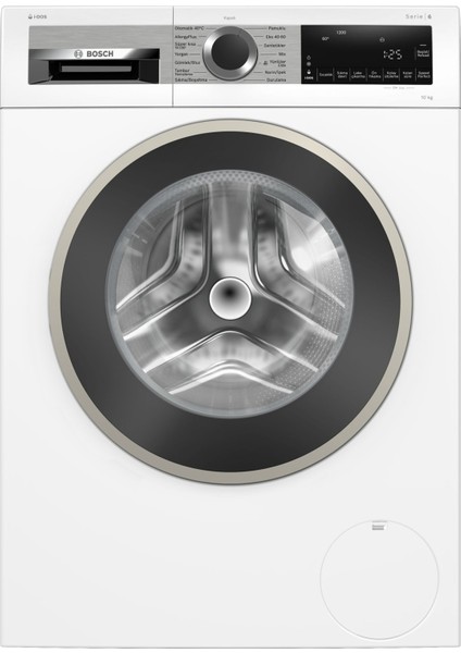 Çamaşır Makinesi 10 kg A Enerji Sınıfı 1200 Devir Beyaz Dijital Panel Hızlı Yıkama Çocuk Kilidi