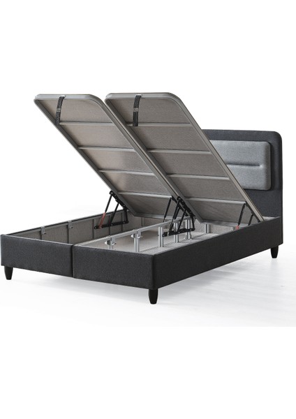 Gisele Çift Kişilik Sandıklı Baza ve Başlık Takımı 2’li Set modelleri