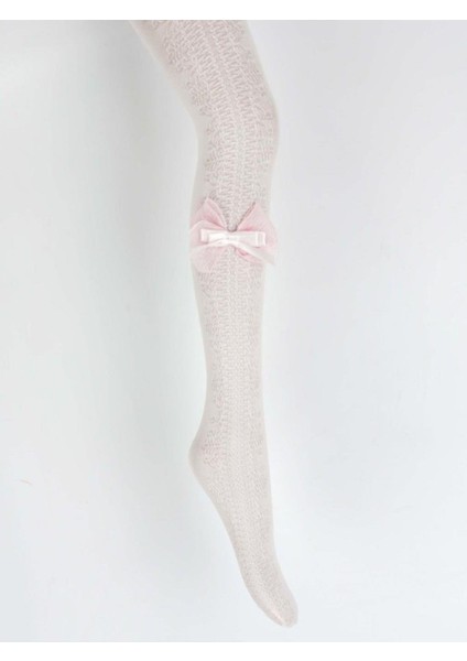 1 Adet Kız Çocuk Yazlık Pembe Dantel Kurdele Fiyonk Aksesuarlı Çocuk Külotlu Çorap fiyatları