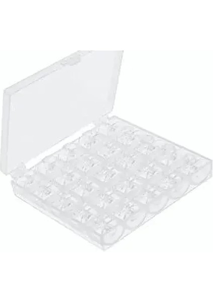 Singer Pfaff Dikiş Nakış Makinaları Için Masura Saklama Kabı Boş Masura Kutusu 25 Adet Masura Alır fiyatları