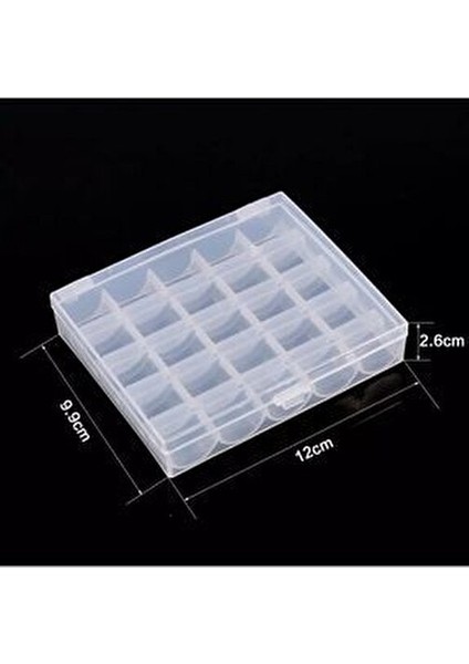 Singer Pfaff Dikiş Nakış Makinaları Için Masura Saklama Kabı Boş Masura Kutusu 25 Adet Masura Alır modelleri