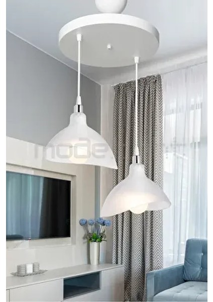 Şeffaf Sarkıt Avize Yatak Odası Salon Mutfak Koridor Lamba