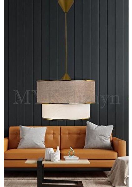 Sütlü Kahve Pasta Tekli Sarkıt Avize