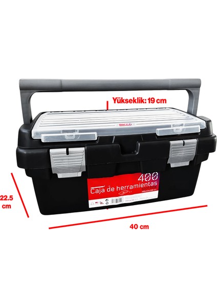 Plastik Açma Kapatmalı 12'' 12 Litre Organizer Bölmeli Taşınabilir Kulplu Takım Çantası Alet Çanta fiyatları