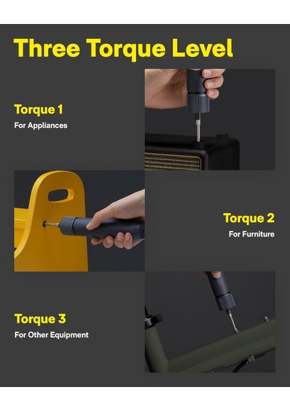 3.6V Tornavida Seti QWLSD011 modelleri