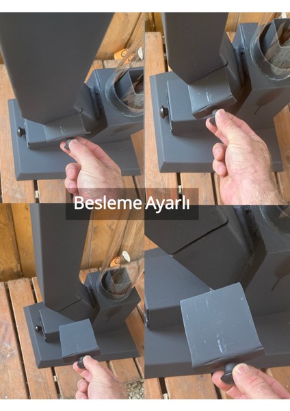 Füze Pelet Soba Yakıt ve Zaman Ayarlı Tekerli Uzun Camlı modelleri