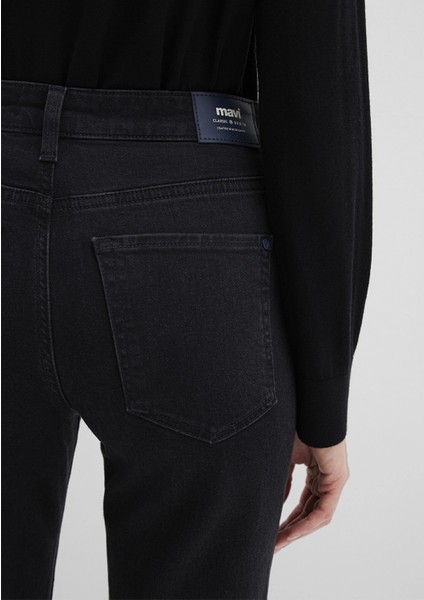 100277-90500 Cindy Classic Denim Gri Smoke Jean Pantolon