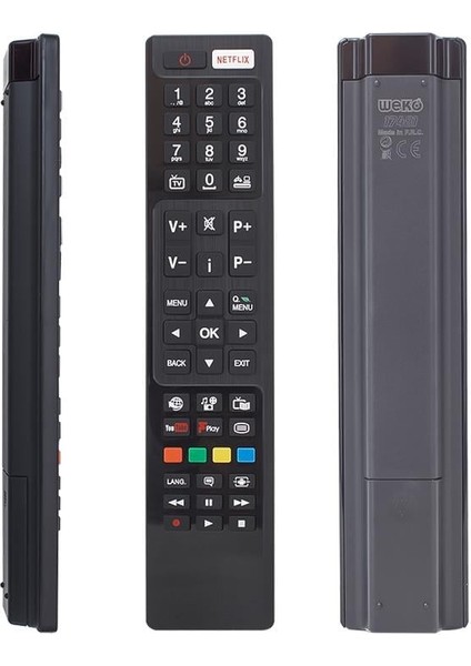 Vestel RC4848F Rc5 30094759 Netflix-Youtube-Play Tuşlu LCD LED Tv Kumanda