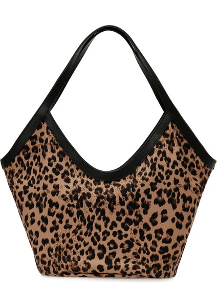 Duobly 5pr Leopar Kadın Omuz Çantası modelleri