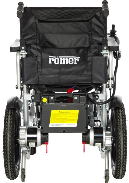 Akülü Tekerlekli Sandalye | Katlanabilir, Çelik Şase ve Elektromanyetik Fren Sistemli R101