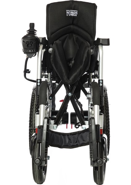 Akülü Tekerlekli Sandalye | Katlanabilir, Çelik Şase ve Elektromanyetik Fren Sistemli R101